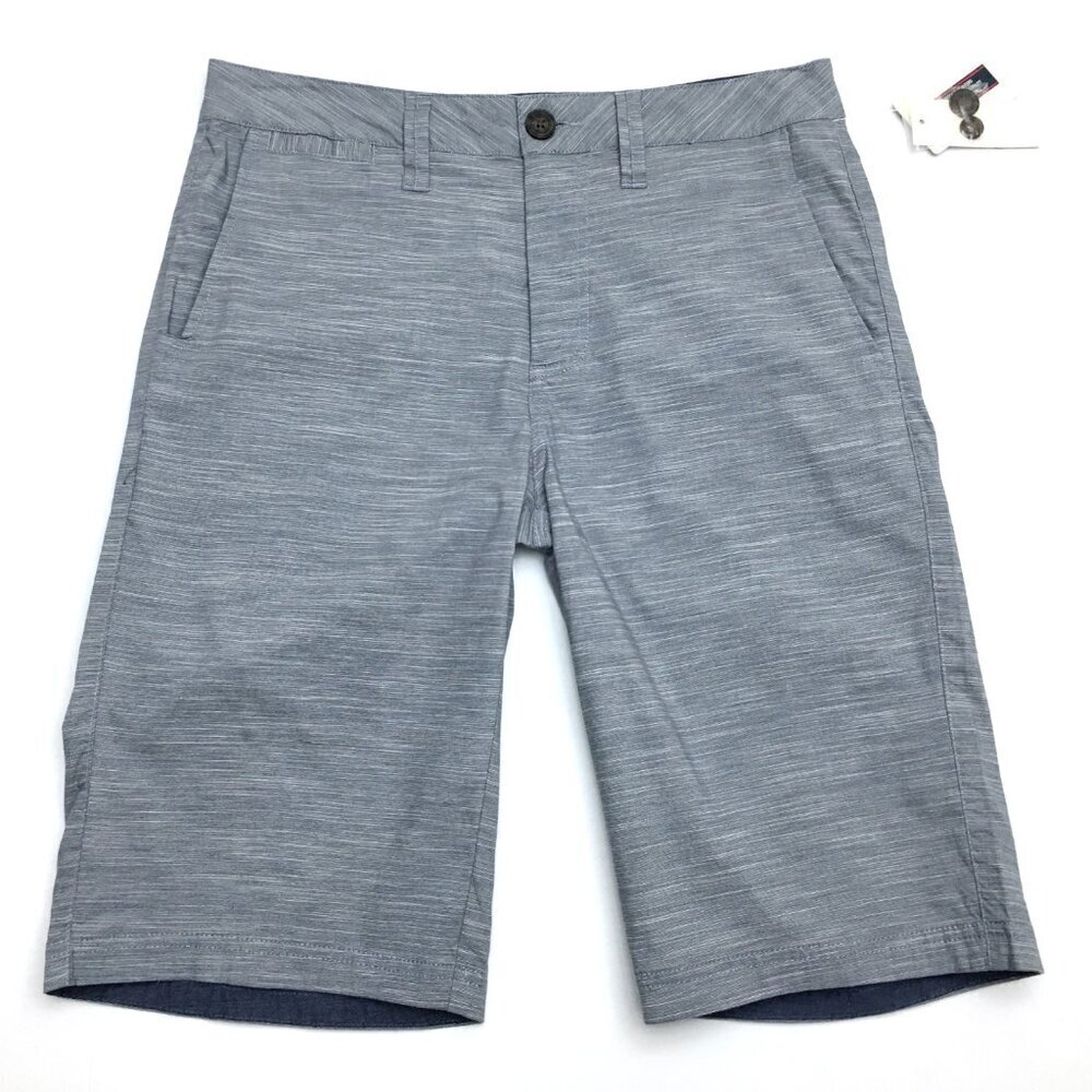 NEW Flag & Anthem Blue White Shorts Cotton Blend Stretch size 29
